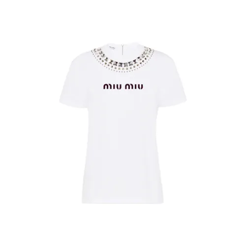 MIU MIU T-Shirts Women's White