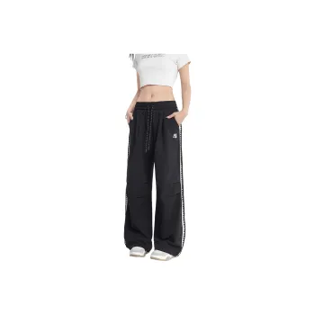 SIMPLE RIMLESS/SRME Casual Pants Unisex Black