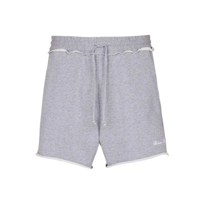 BALMAIN Logo Signature Jersey Shorts-0