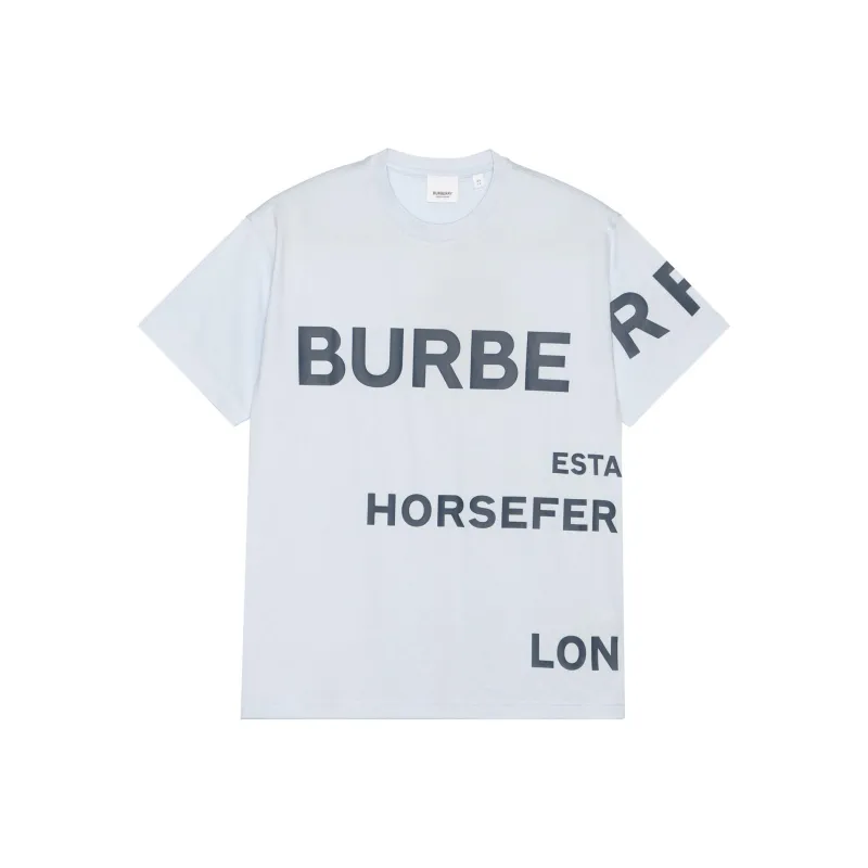 Burberry T Shirts Women's Light Blue-0