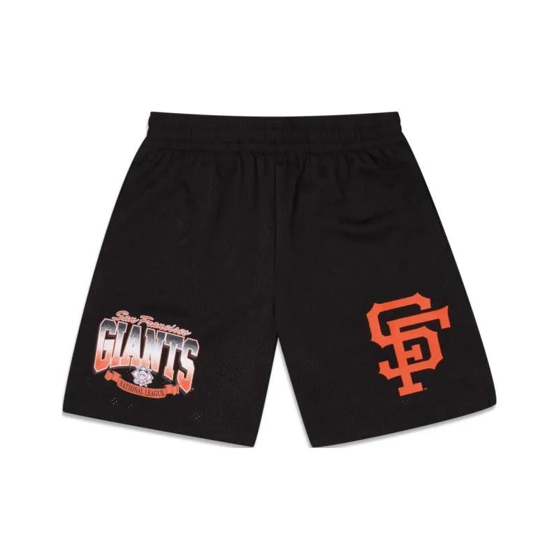 New Era San Francisco Giants Casual Shorts Unisex Black-0