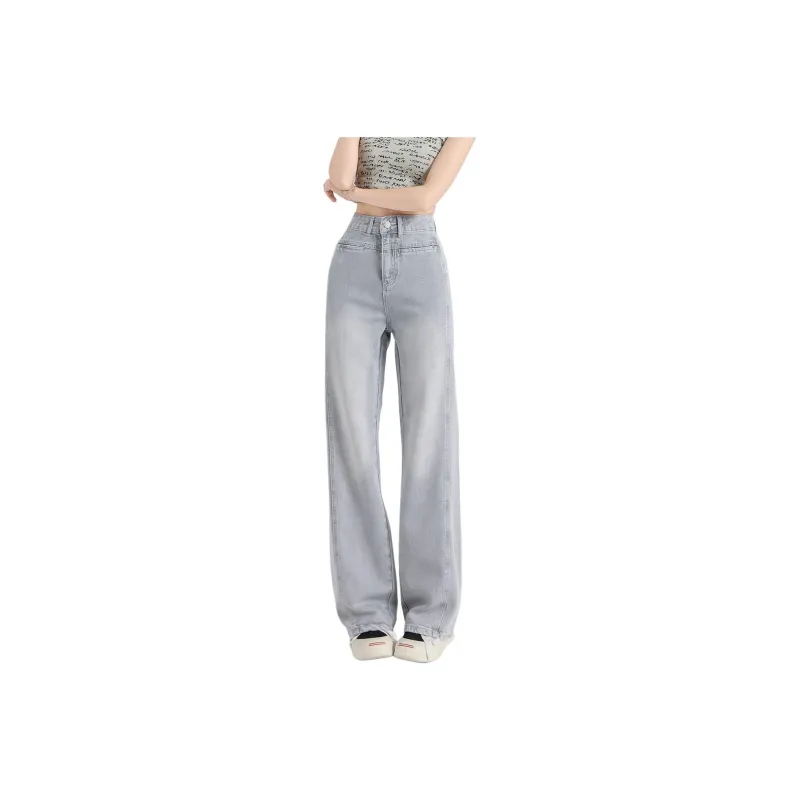Mu Xiao Xin Jeans Women's Premium Gray-11