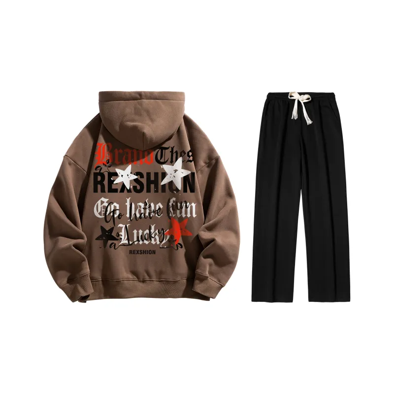 REXSHION Sweatshirt Sets Unisex-14