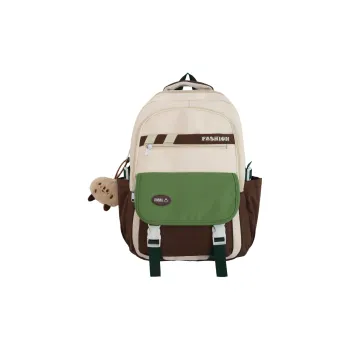 GEERDUN Nylon Backpack Unisex Black/Green/Blue/Pink