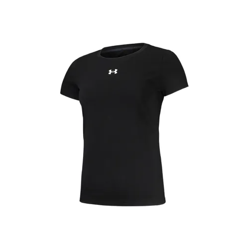 Under Armour Set in Sleeve T Shirt Women's Black