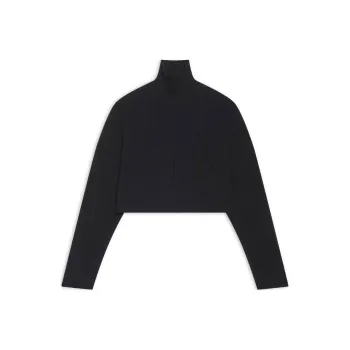 Balenciaga FW22 Loose Fit Sweater Women's Black
