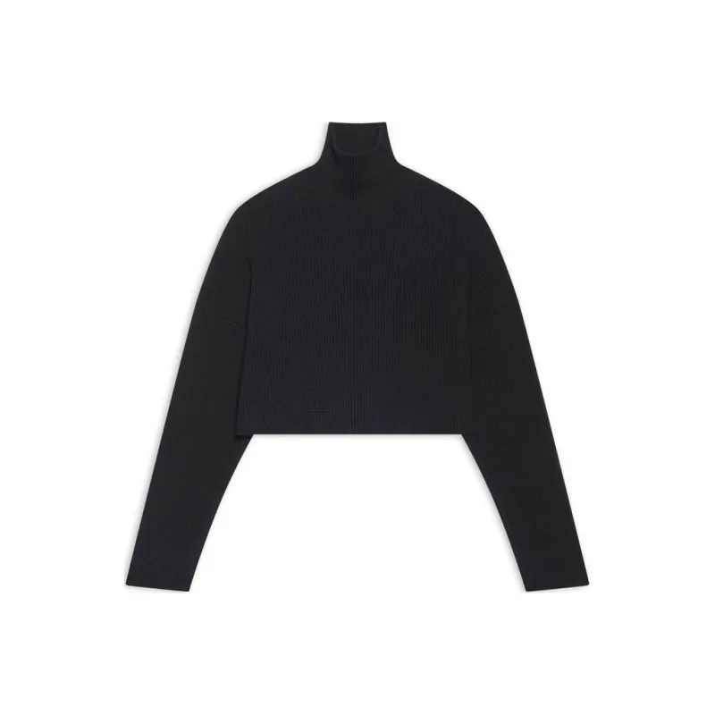 Balenciaga FW22 Loose Fit Sweater Women's Black-0