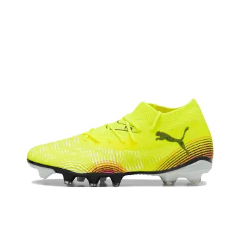 PUMA FUTURE 8 MATCH Anti Slip Wear Resistant Soccer Shoes Women's Yellow Black