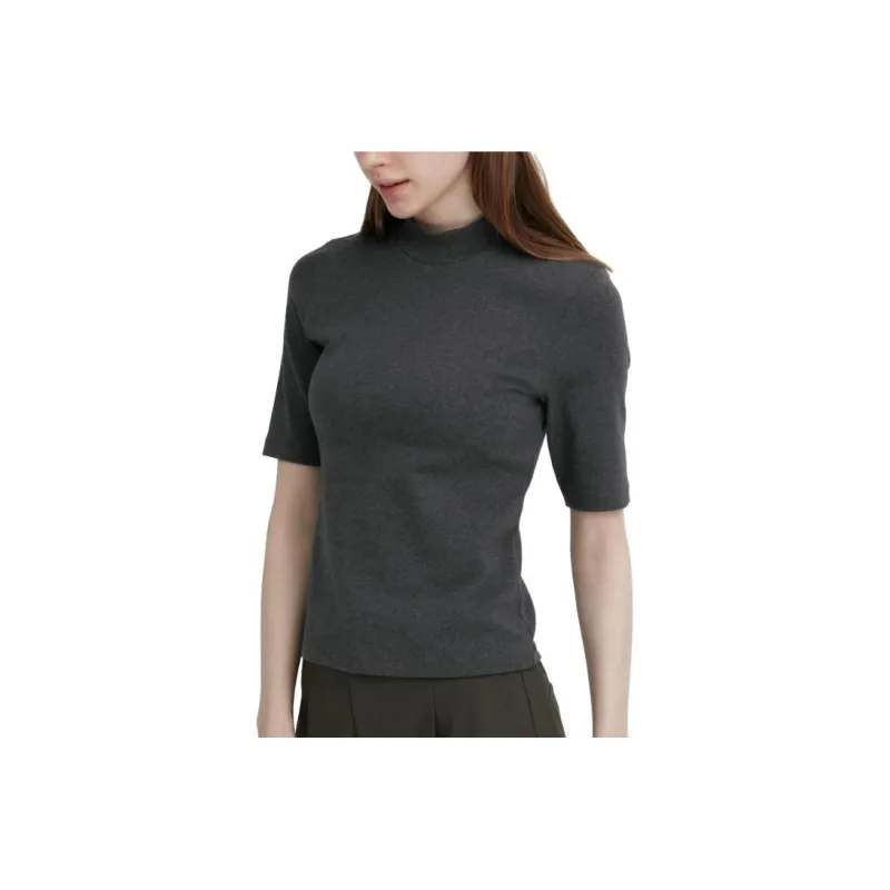 UNIQLO T-Shirts Women's Dark Gray-0