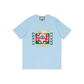 GUCCI SS21 T Shirt Women's Blue