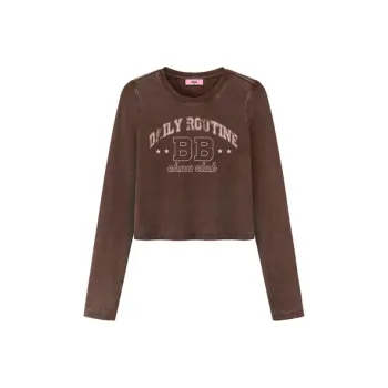 CHUU T Shirts Women's Red Brown