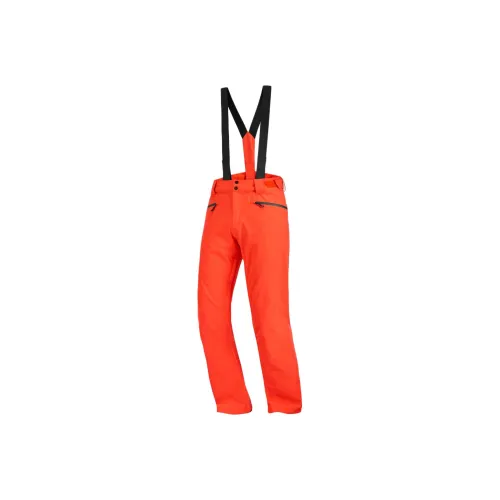 SALOMON Ski Pants Men Orange