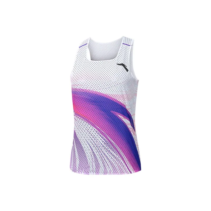 Anta Tank Tops Women's Palace Purple/Full Ground Print-0