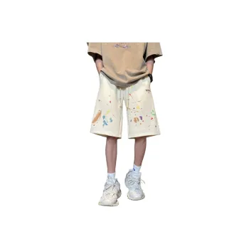 TYPERIGHTER Casual Shorts Unisex Apricot