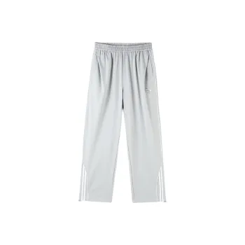 SONGS ALONG Casual Pants Unisex Light Gray