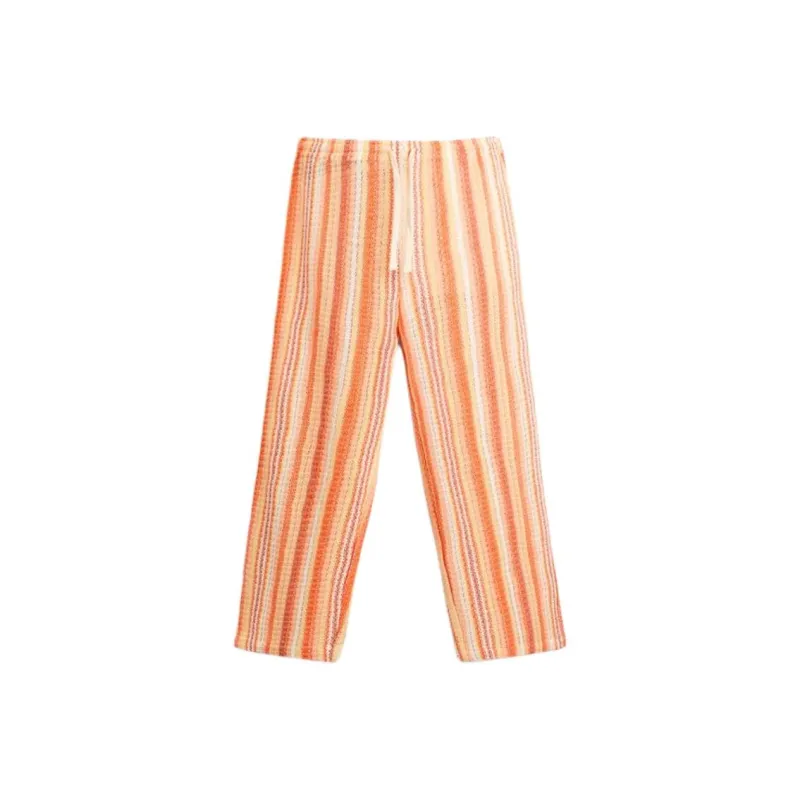 ZARA Casual Pants Men Orange-0