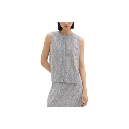 THEORY Tank Tops Women's Mixed Light Gray