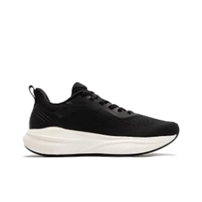 361° Starpath Cushioning Abrasion Resistant Lightweight Low Top Sprint Running Shoes Men's Black White-1