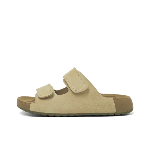 COMELY Slide Slippers Women's Apricot, Brown