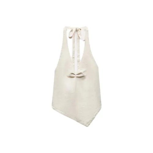 ZARA ZW Series Tank Tops Women's White
