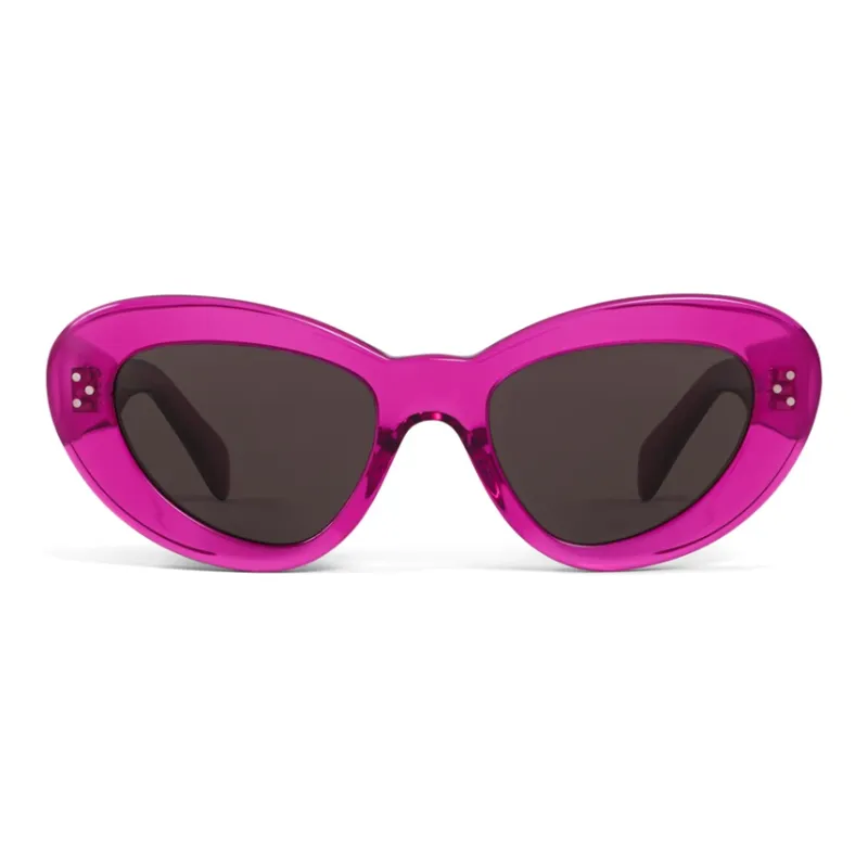CELINE Acetate Cat Eye Sunglasses Unisex Fuchsia-1