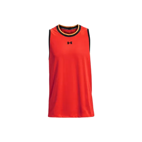 Under Armour Baselin Basketball Jerseys Men's Screw Red