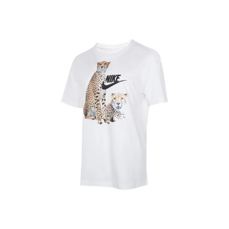 Nike T Shirts Women's White-0