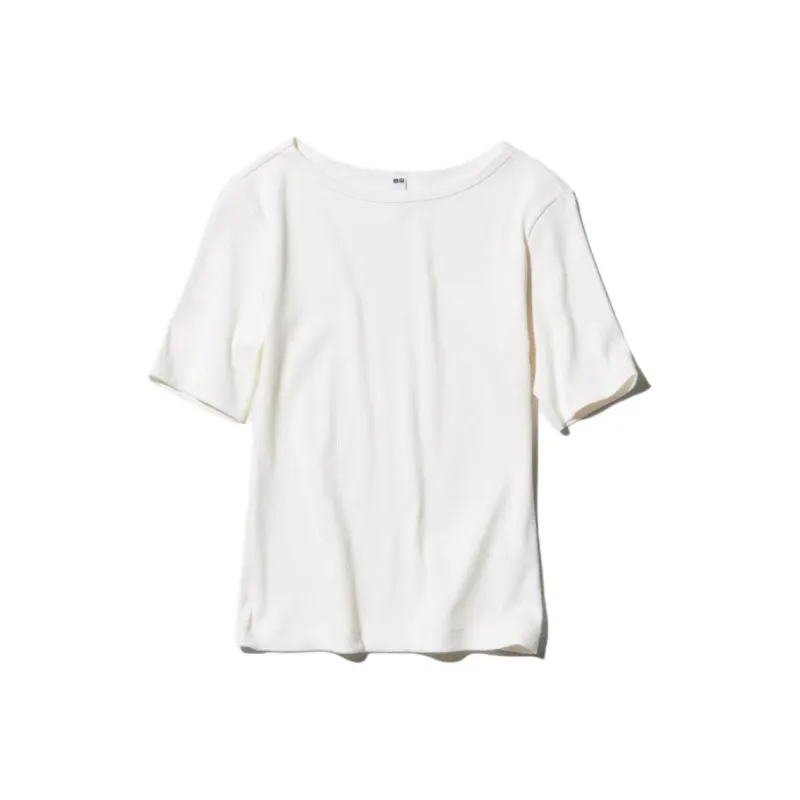 UNIQLO T Shirts Women's Ivory-0