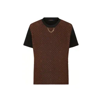LOUIS VUITTON Micro Damier Insert T Shirt