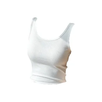 HEISU Tank Tops Women's White