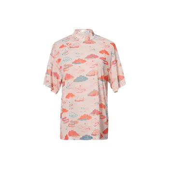 JK&JS Straight T-Shirt Women's Light Orange