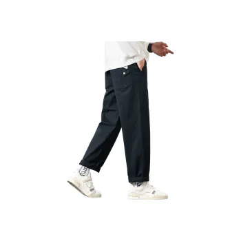 Humanism 1986 Casual Pants Unisex Navy Blue