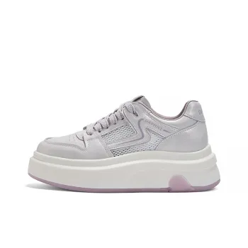 DAPHNE Anti Slip Wear Resistant Low Top Skateboard Shoes Women's Purple