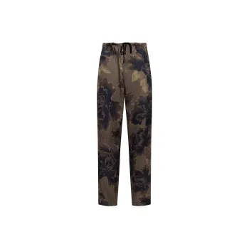 DRIES VAN NOTEN Floral Jacquard Drawstring Pant