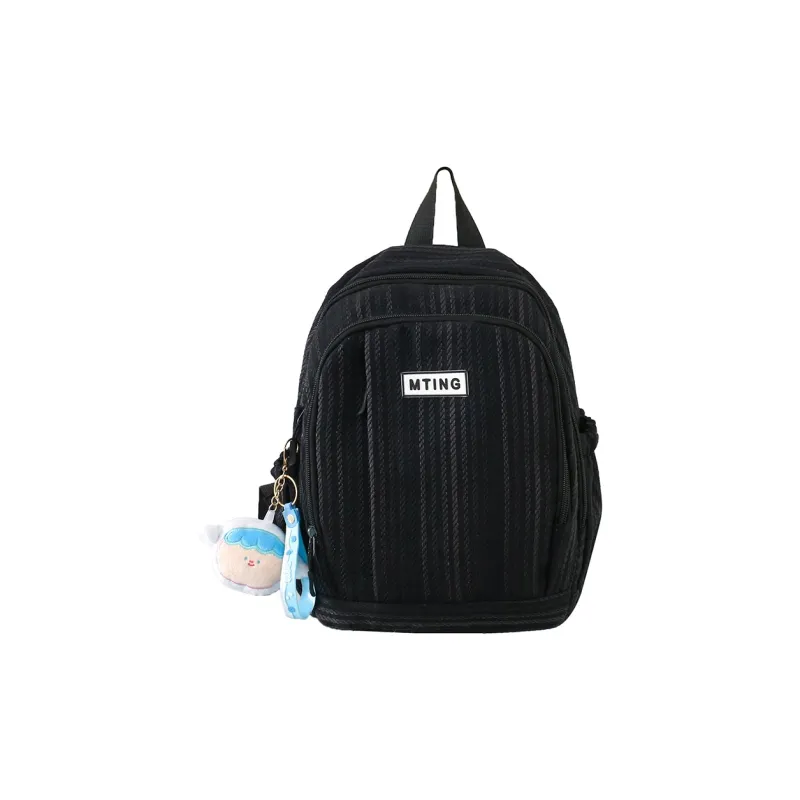 URBAN FOREST Nylon Backpack Unisex Pink/Green/Yellow/Black/White-19