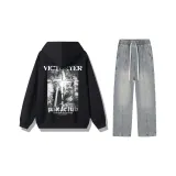 Black Top (Fleece-Lined)+Yellow Mud Pants