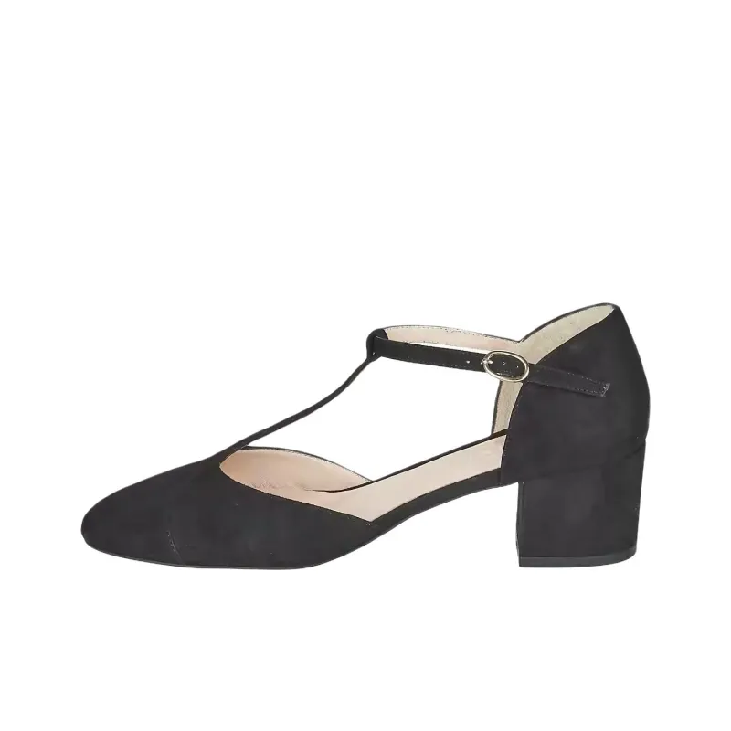 JONAK Chunky Heel High Heels Women's Black-0