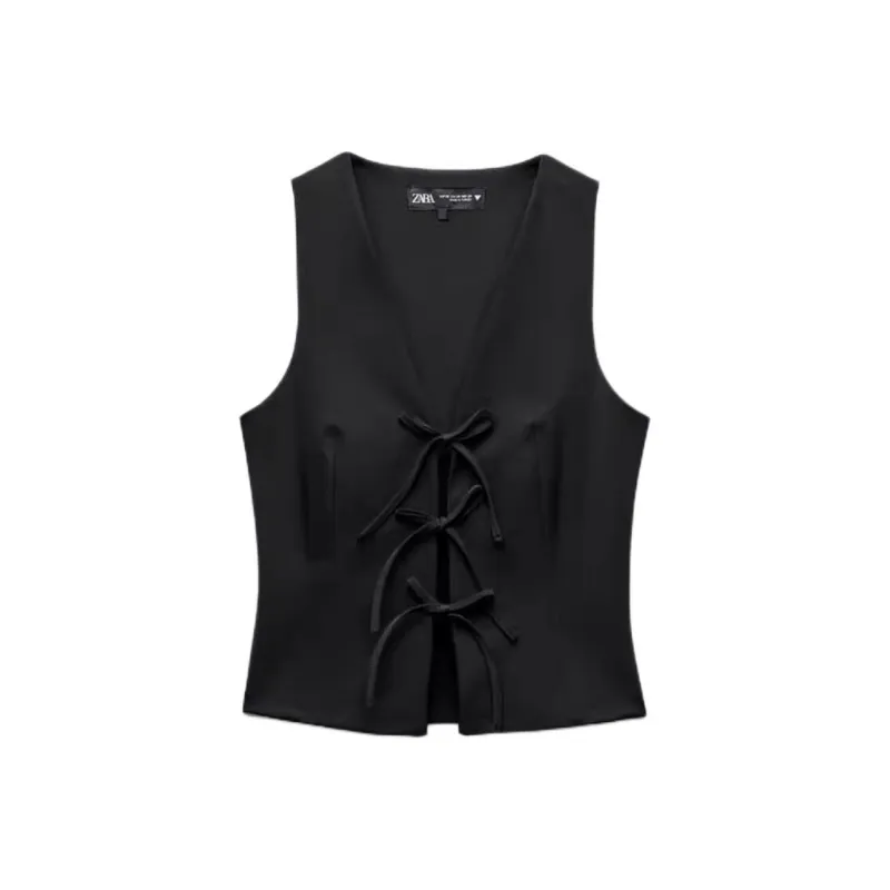 ZARA Trf Tank Top Women's Black-0