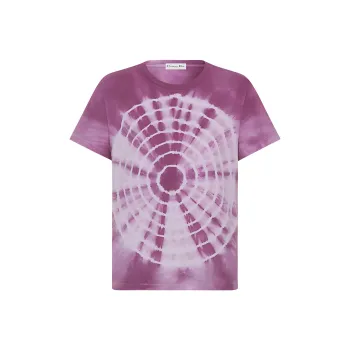 DIOR Miss Dior Regular T Shirt Women's Fuchsia Regular Fit