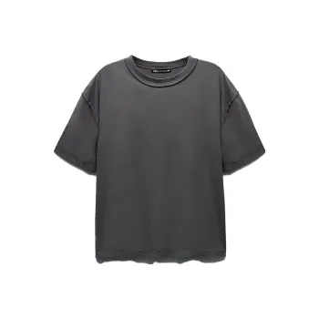 ZARA T Shirts Women's Dark Gray