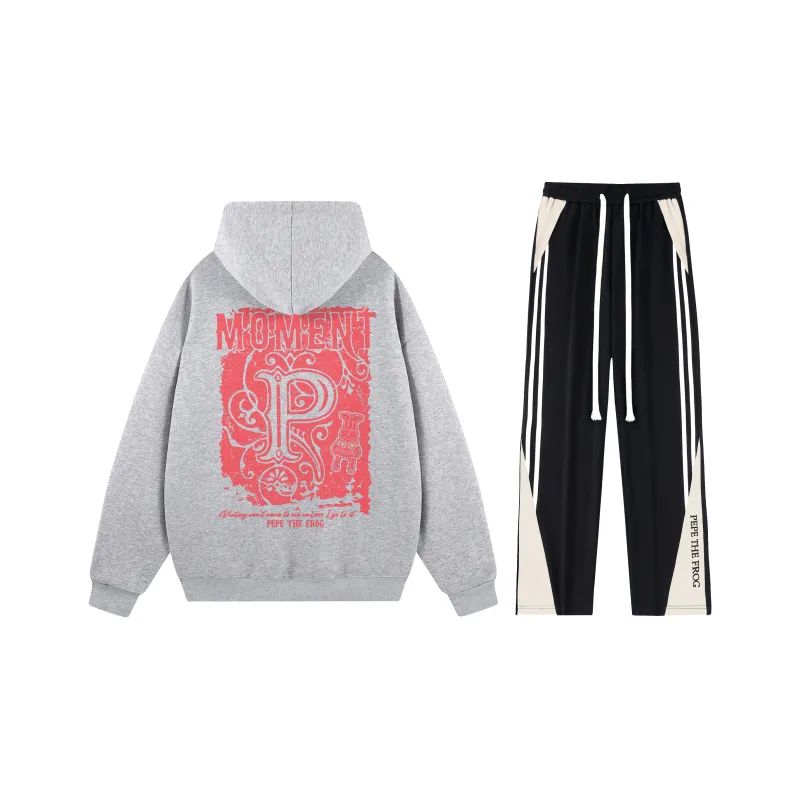 Pepe The Frog Sweatshirt Sets Unisex-14