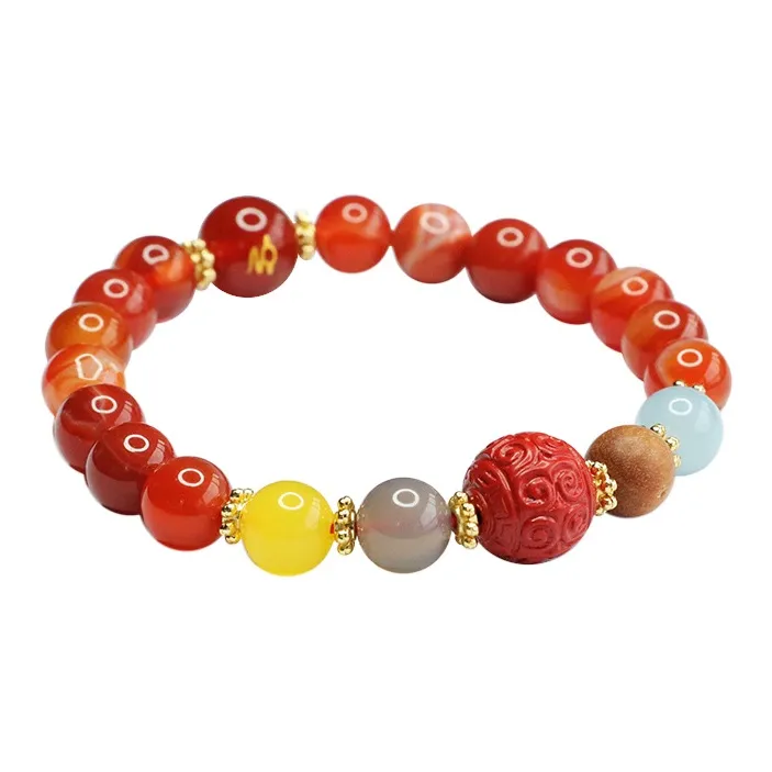 The Years Are Quiet Agate Bracelets Unisex-0