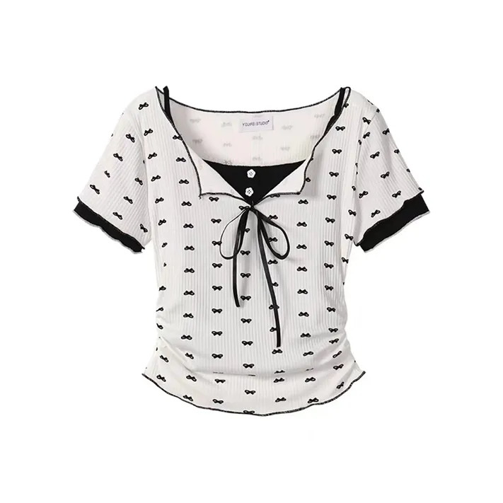 SYEEE WITH U T Shirt Women's White-0
