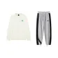 Set (White Sweatshirt+Gray Pants)