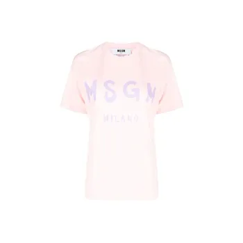 MSGM T Shirts Women's Pink