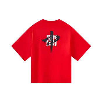 Anta Drop Shoulder Sleeve T Shirt Women's Red