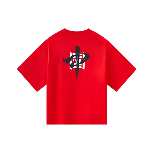Anta Drop Shoulder Sleeve T Shirt Women's Red