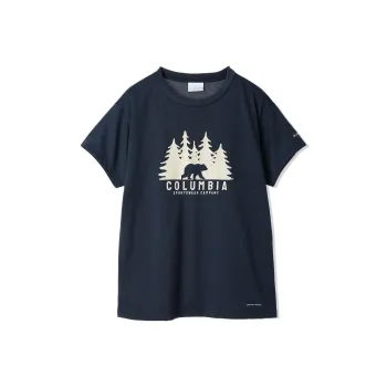 Columbia Drop Shoulder Sleeve T Shirt Women's Marine 464