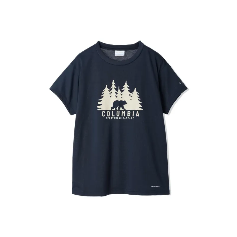 Columbia Drop Shoulder Sleeve T Shirt Women's Marine 464-0
