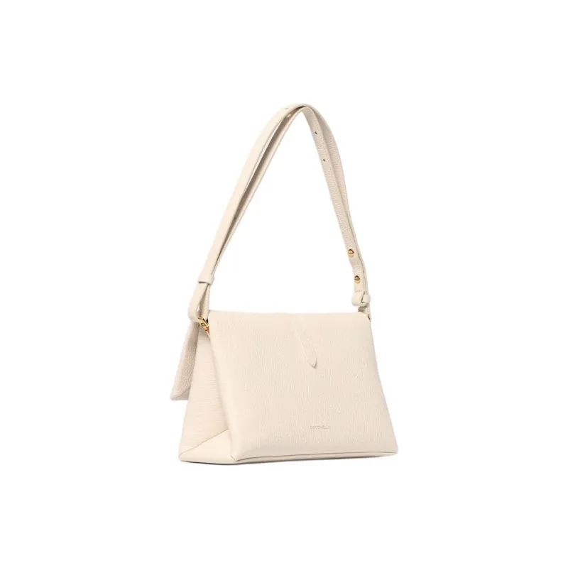 COCCINELLE Gold Plated Shoulder Bag Women's White-2